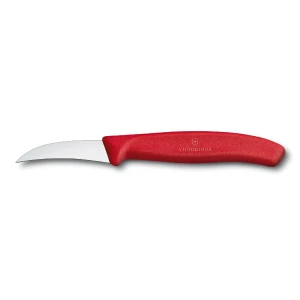 Cuchillo Victorinox Torneador Con Hoja Curva De 6 Cms - Rojo