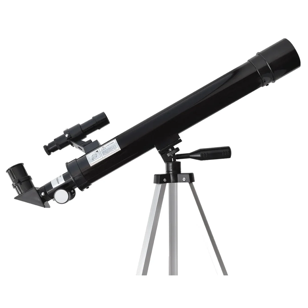 Telescopio Refractor Con Montura Altazimutal 600x50 Mm Negro