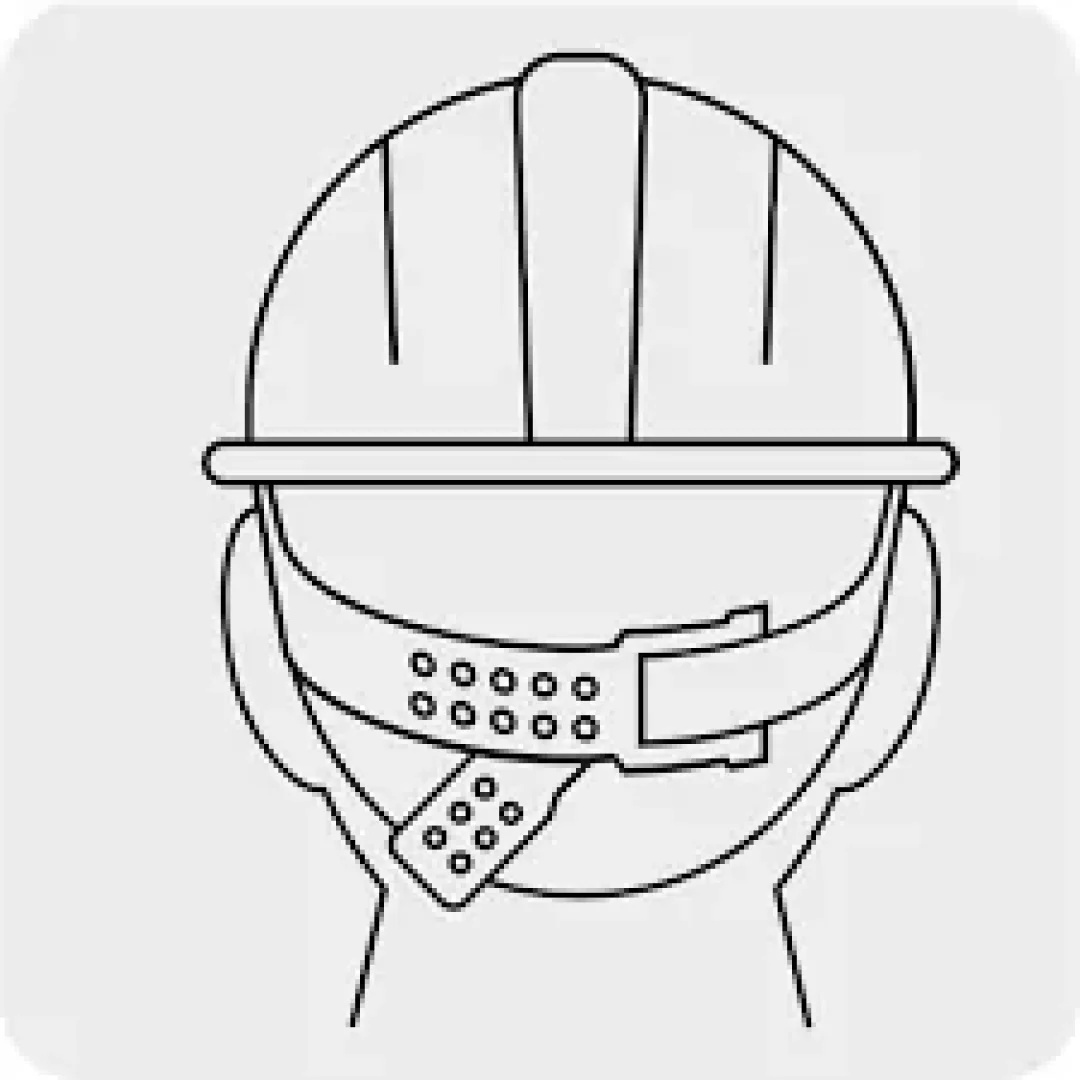 Casco De Seguridad Pretul Con Ajuste De Boton Cas-P - Rojo