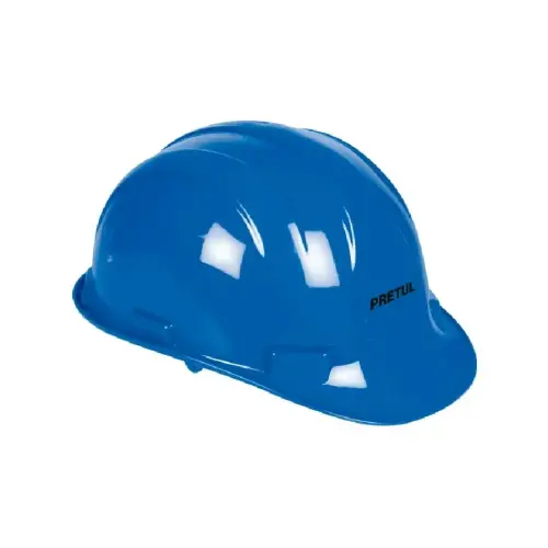 Casco De Seguridad Pretul Con Ajuste De Boton Cas-P - Azul
