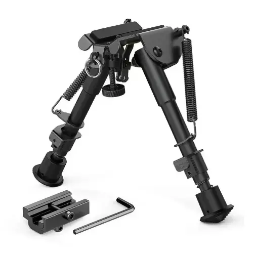 Bipie Tactico Para Rifle Fabricado En Aluminio Con Altura Ajustable - 6" A 9"