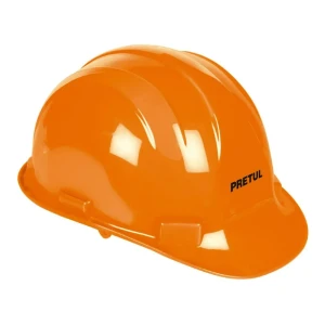 Casco De Seguridad Pretul Con Ajuste De Boton Cas-P - Naranja