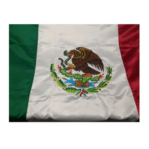 Bandera Reglamentaria Bordada Colores