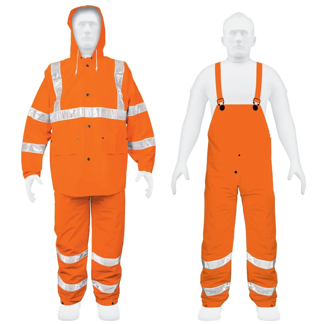Conjunto Impermeable Truper Naranja Con Reflejante - Xg