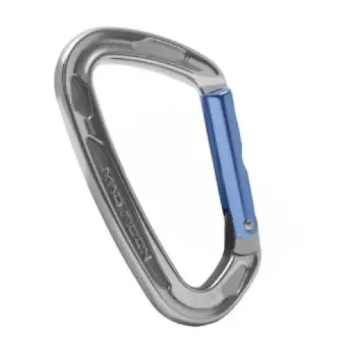 Mosqueton Mad Rock Ultra Tech De Cierre Recto Plata 26 Kn